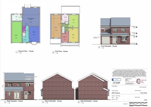 Click Here To Enlarge This Photo Of Planning Permission - Four Bedroom Detached New Build Property 